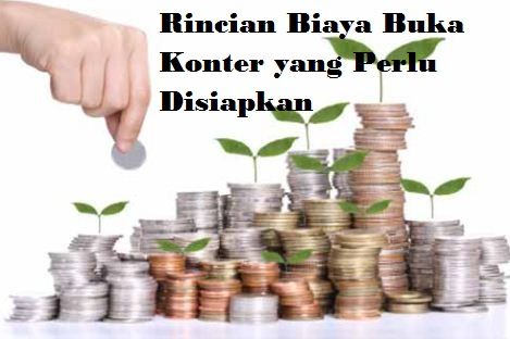 Rincian Biaya Buka Konter yang Perlu Disiapkan