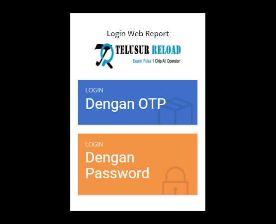 Login Web Report Telusur Reload