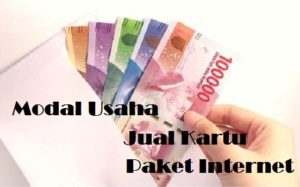 Modal Usaha Jual Kartu Paket Internet